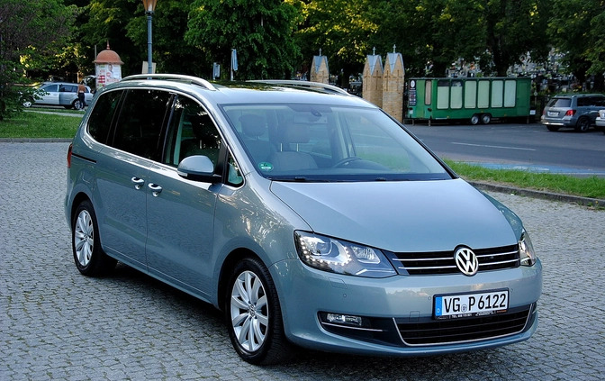 Volkswagen Sharan cena 76900 przebieg: 142000, rok produkcji 2015 z Oława małe 121